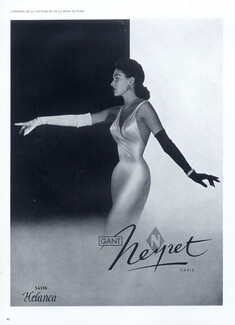Neyret (Gloves) 1956 Fashion Photography, Helanca