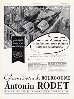 Antonin Rodet Bourgogne 1938 Mercurey, Pommard