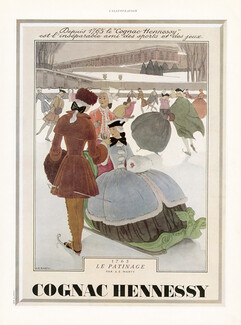 Hennessy 1938 Le Patinage, Marty, Ice Skating