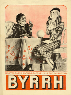 Byrrh (Drinks) 1934 Fortune Teller Georges Leonnec Playing Cards