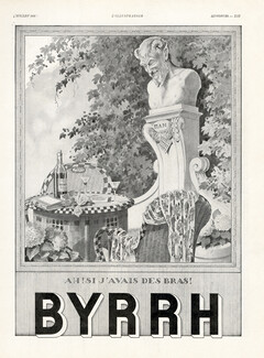Byrrh 1931 Pan, Ah si j'avais des bras