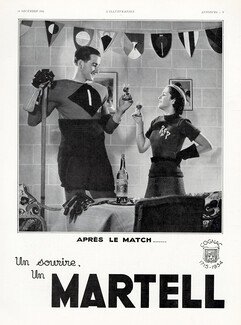 Martell (Cognac) 1934 Hockey Player