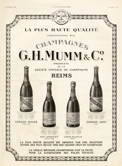 G.H Mumm & Cie (Champain) 1921