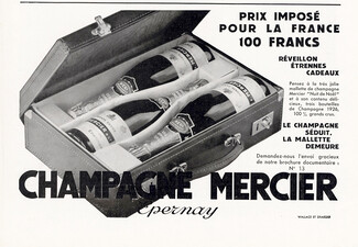 Champagne Mercier 1931