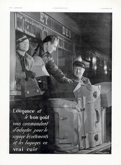 Bagages en Vrai Cuir 1935 Leather goods, Arik Nepo