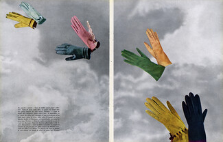 Le Gant 1948 Hermès & Alexandrine Gloves, 7 pages article, 7 pages