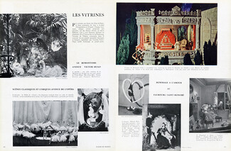 Les Vitrines 1950 Faubourg Saint-Honoré, Hermès (Annie Beaumel), Harriet Hubbard Ayer