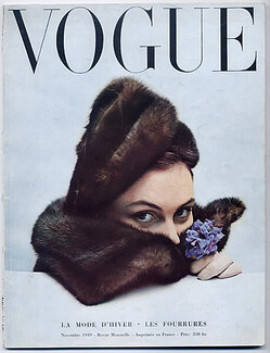 Vogue Paris 1949 November, Schiaparelli, Christian Dior, Robert Doisneau
