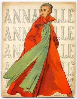 Annabelle 1948 (Edition Française) Novembre, N°93, Zoltan Kemeny, Hermès, Christian Dior, Robert Piguet, Balenciaga