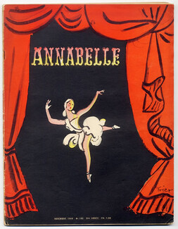 Annabelle 1949 (Edition Française) Novembre, N° 105 Dancer, Zoltan Kemeny, Maggy Rouff, Christian Dior, Jacques Fath, Jacques Griffe, Marcel Rochas...