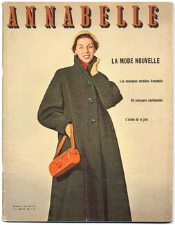 Annabelle 1952 (Edition Française) Octobre, N°140, Zoltan Kemeny, Christian Dior, Jacques Fath, Givenchy