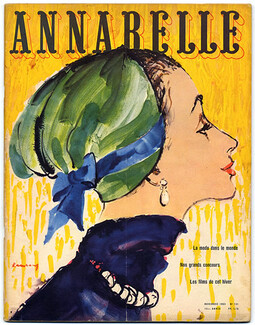 Annabelle 1952 (Edition Française) Novembre, N°141, Zoltan Kemeny, Lilly Matthey, Christian Dior, Jacques Fath, Givenchy