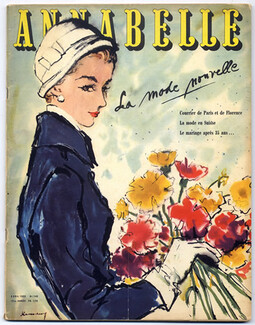 Annabelle 1953 (Edition Française) Avril, N°146, Zoltan Kemeny, Lilly Matthey, Christian Dior, Givenchy, Balenciaga, Jacques Fath