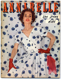 Annabelle 1954 (Edition Française) Mai, N°159, Christian Dior, Marlène Dietrich, Jean d'Estrées
