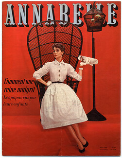 Annabelle 1954 (Edition Française) Août, N°162, Hubert de Givenchy (3 Pages illustrées)