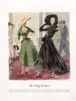 Pierre Mourgue 1948 Christian Dior & Jeanne Lanvin, Ducharne