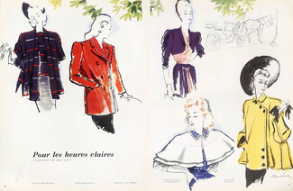 Pierre Simon 1946 Marcelle Alix, Hermès, Nina Ricci, Jacques Fath... Ducharne, Hurel, Bianchini Férier, Lesur