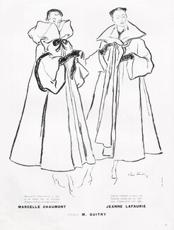 Pierre Simon 1948 Marcelle Chaumont & Jeanne Lafaurie, Coats
