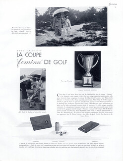 Cartier & Robert Linzeler 1932 La Coupe de Golf, Mrs René Lacoste, Dolly du soulier