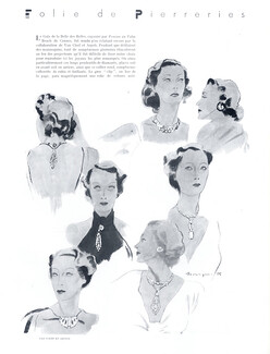 Van Cleef & Arpels 1935 Necklaces, Brooch, Pierre Mourgue