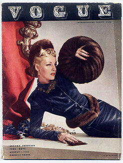 Vogue USA 1938 August, Cartier (High Jewelry), Horst, Christian Bérard, Eric (Carl Erickson), Ruth Grafstrom