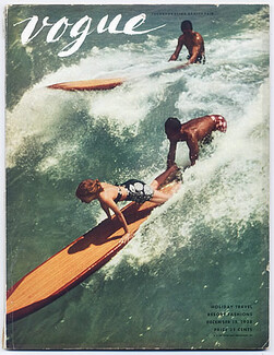 Vogue USA 1938 December 15th Monte Carlo Ballet Russe, Massine, Christian Bérard, Chanel, Hermès (Gloves)