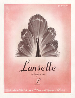 Lanselle (Perfumes) 1945 Pique, Banco, Martingale, Forcing, Coucou, Rottiers