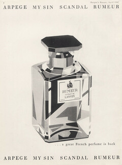 Lanvin (Perfumes) 1947 "Rumeur"