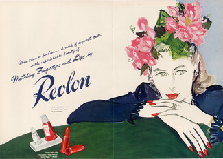 Revlon 1944 Lipstick, Nail Polish