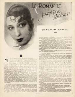 Le Roman de Joséphine Baker, 1934 - 13 Episodes, 26 Pages illustrées, Text by Paulette Malardot, 26 pages