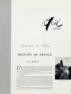 Colette 1941 Beautés de France, Le Dugne Sarlat, Saint Tropez, Ph. de Flaugergues