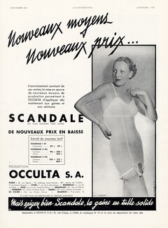 Scandale (Lingerie) 1935 Girdle, Photo Marant