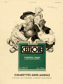 Celtique 1934 Musician Bretons, Regional Costumes, René Vincent