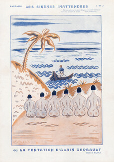 Bajole 1926 "Les Sirènes Inattendues", Alain Gerbault