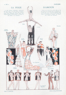 Zygismund Brunner 1932 La Folie d'Amour, Concert Mayol, French Cabaret, Chorus Girl