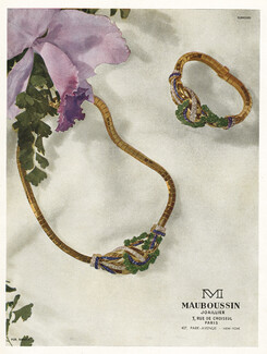 Mauboussin 1947 Necklace, Bracelet, Photo Edgar Elshoud