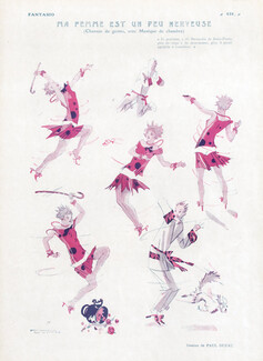 Paul Dufau 1926 "Chansons de Gestes" Pajamas