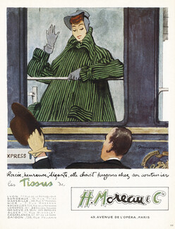 Moreau & Cie 1948 Pierre Mourgue, Train (Version Green)