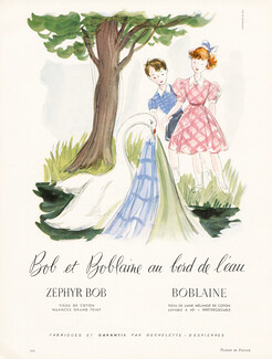 Dechelette Despierres (Fabric) 1953 Zephyr Bob, Boblaine