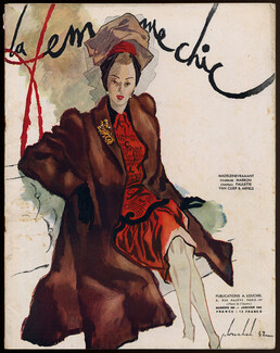 La Femme Chic 1943 January, Madeleine Vramant, 24 pages