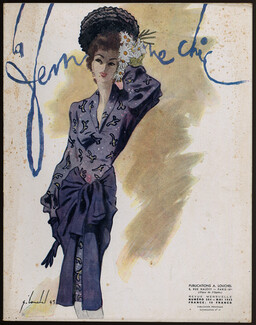 La Femme Chic 1943 May, Robert Piguet, Pierre Louchel, 24 pages