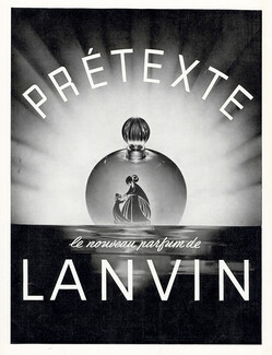 Lanvin (Perfumes) 1937 Pretexte, Paul Iribe (L)