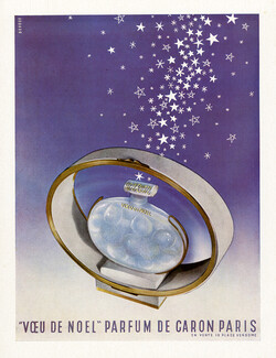 Caron (Perfumes) 1946 Voeu de Noël Christmas (L)