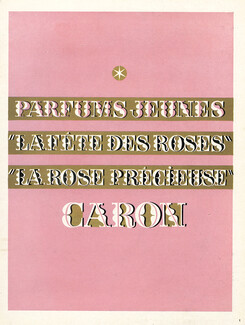 Caron (Perfumes) 1949 La Fête Des Roses & La Rose Précieuse