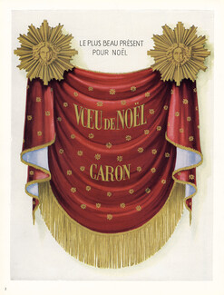 Caron 1950 Voeu De Noël