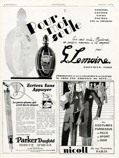 G. Lemoine (Perfumes) 1928 Pour Moi Seule