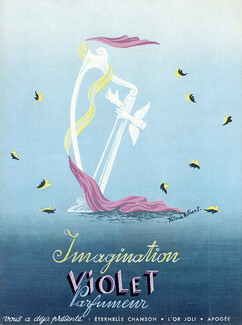 Violet (Perfumes) 1947 Imagination, Roland Aubert