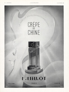 Millot (Perfumes) 1938 Crêpe de Chine, Roquin