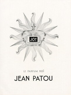 Jean Patou (Perfumes) 1953 Joy