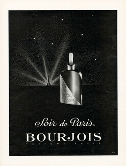 Bourjois (Perfumes) 1949 Soir De Paris (Evening In Paris) (L)